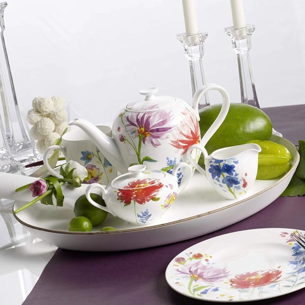 Acucareiro Anmut Flowers Villeroy e Boch Acucareiro Anmut Flowers Villeroy e Boch