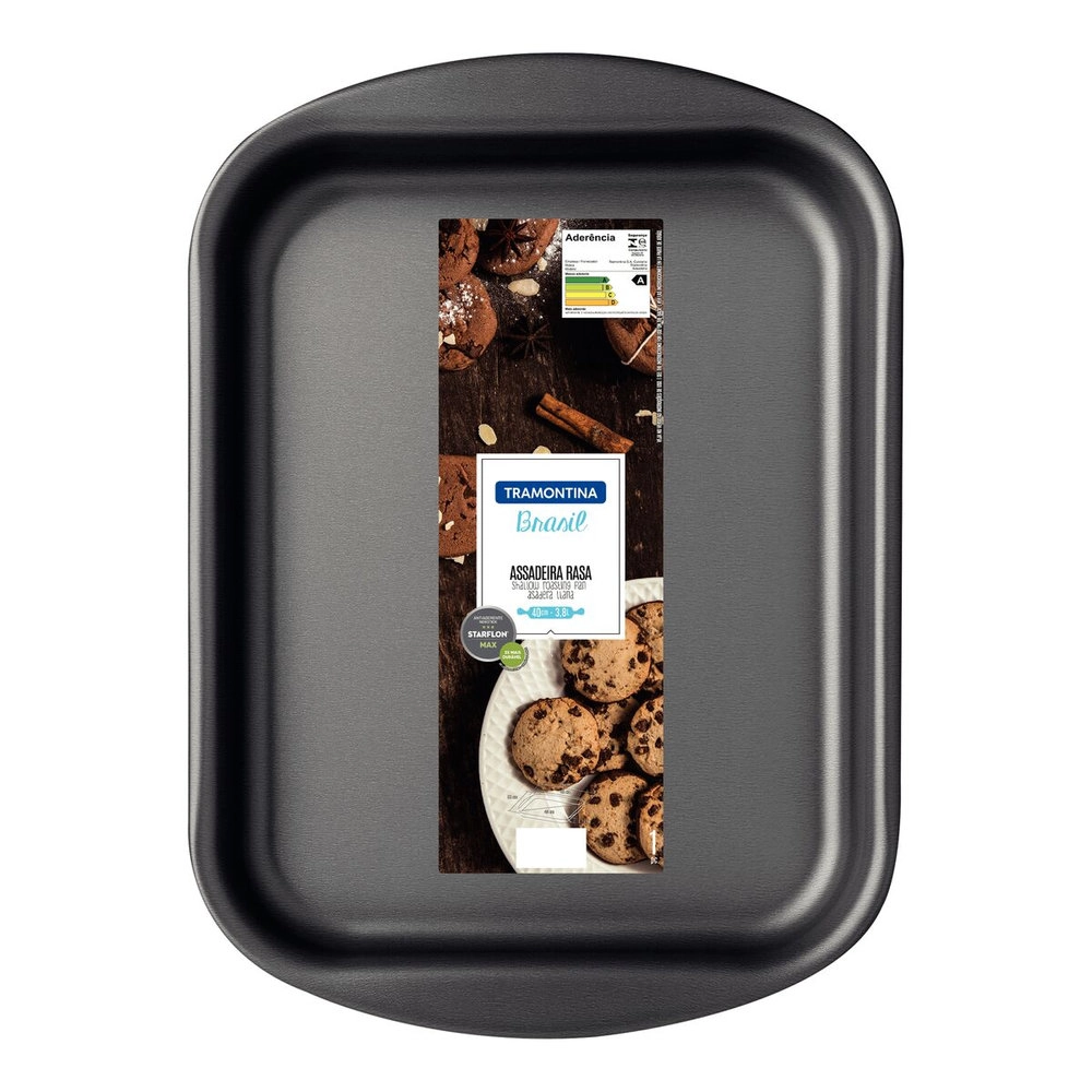 Assadeira Rasa Tramontina Brasil 40 Cm Assadeira Rasa Tramontina Brasil 40 Cm