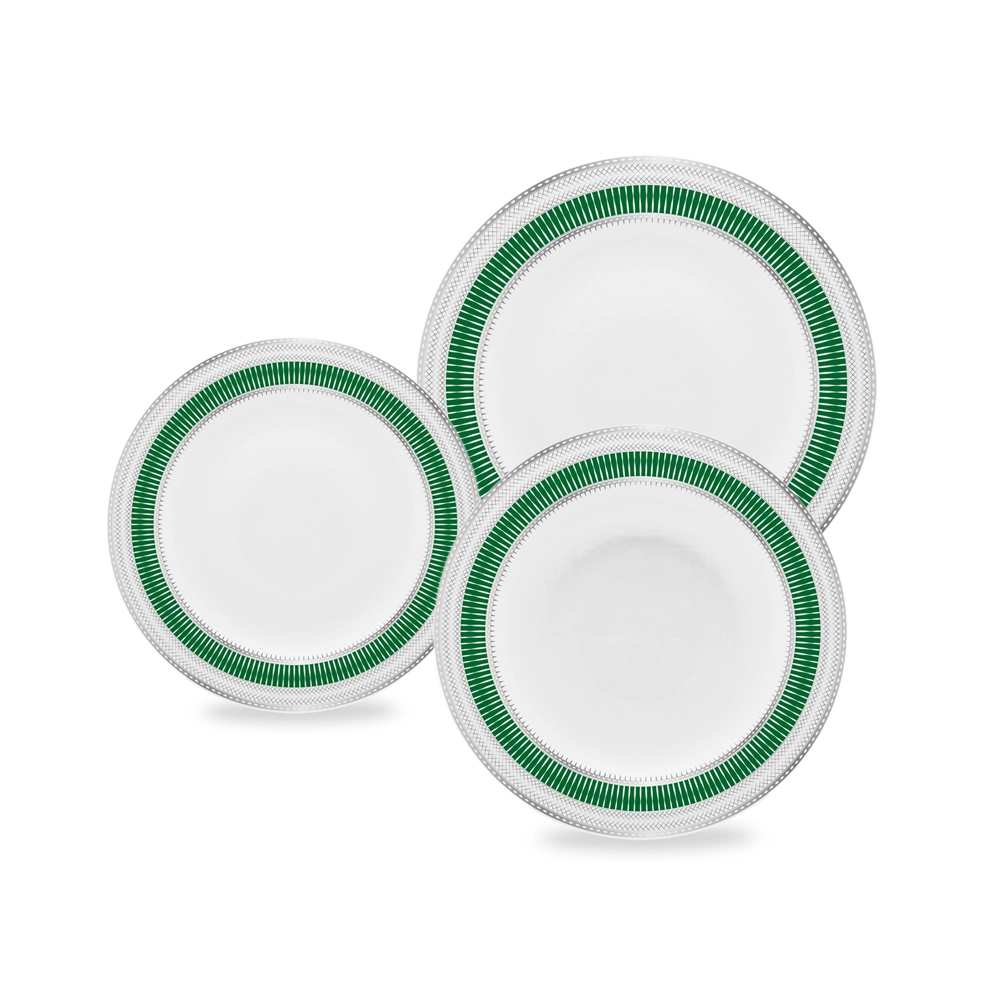 Aparelho de Jantar 18 Pecas Strauss Gold Star