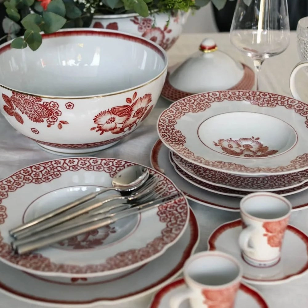Aparelho de Jantar 24 Pecas Vista Alegre Coralina Aparelho de Jantar 24 Pecas Vista Alegre Coralina