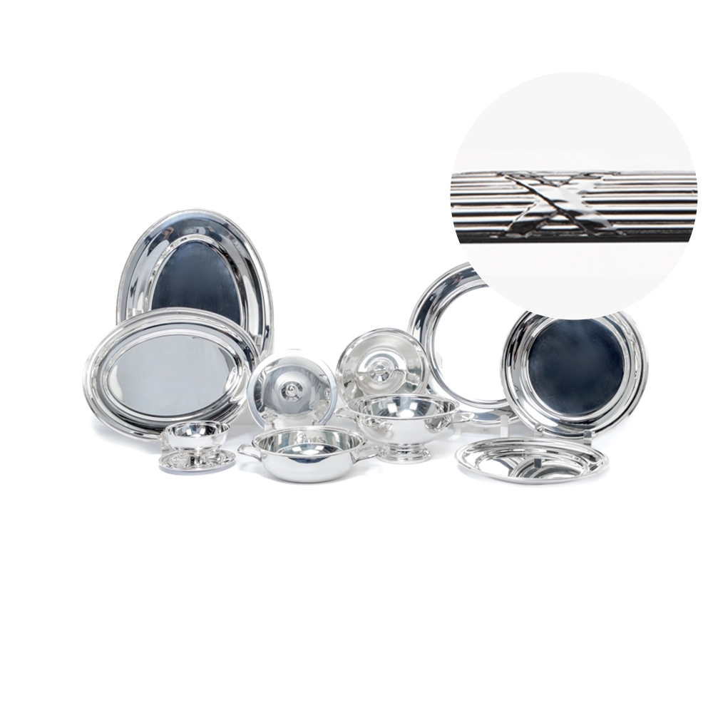 Baixela Silverlux Croisé - 8 Peças Baixela Silverlux Croisé - 8 Peças