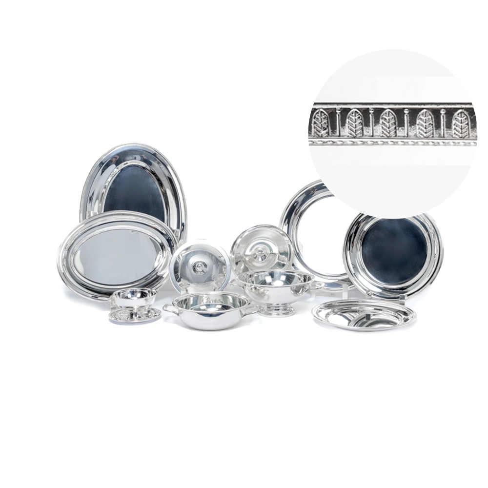 Baixela Silverlux Versailles 8 Pecas Baixela Silverlux Versailles 8 Pecas