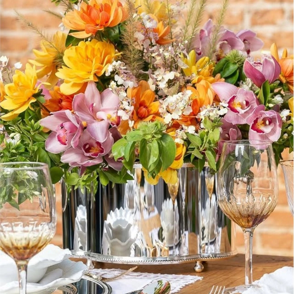 Balde Oval Com Recorte St. James Perola