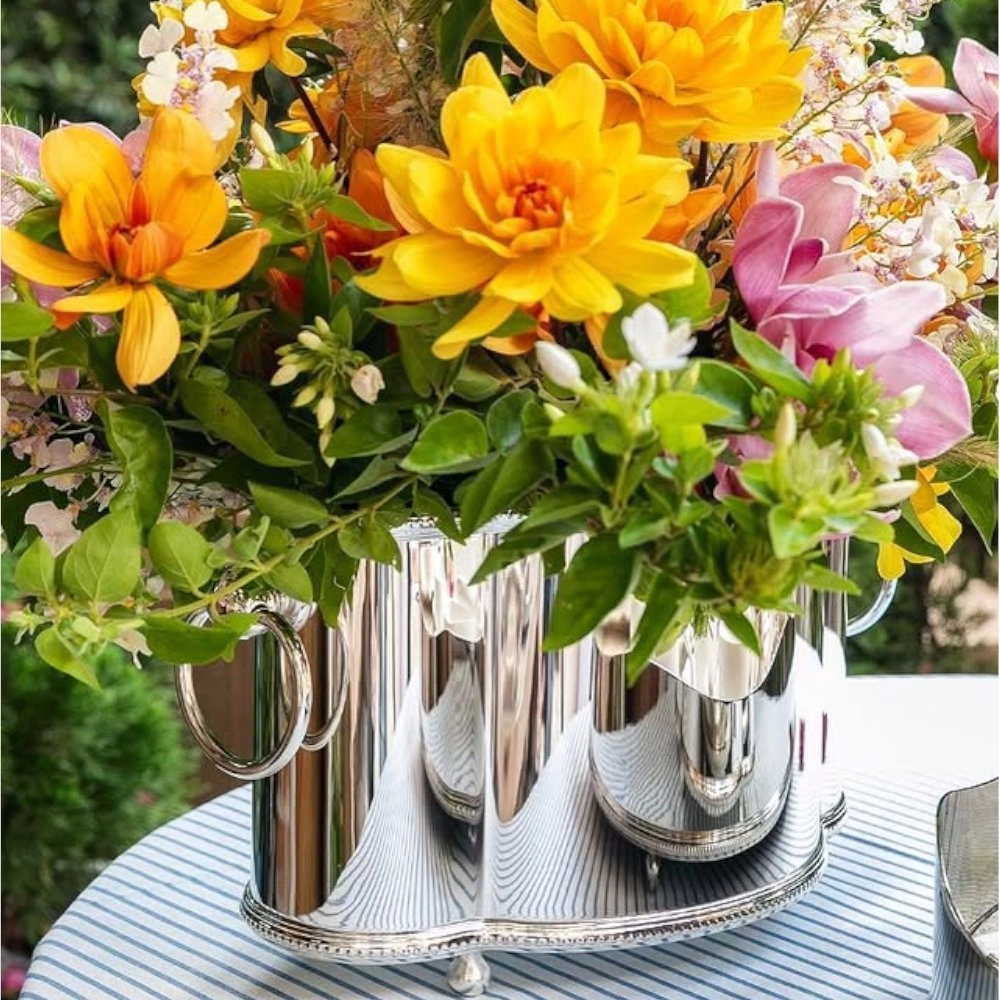 Balde Oval Com Recorte St. James Perola