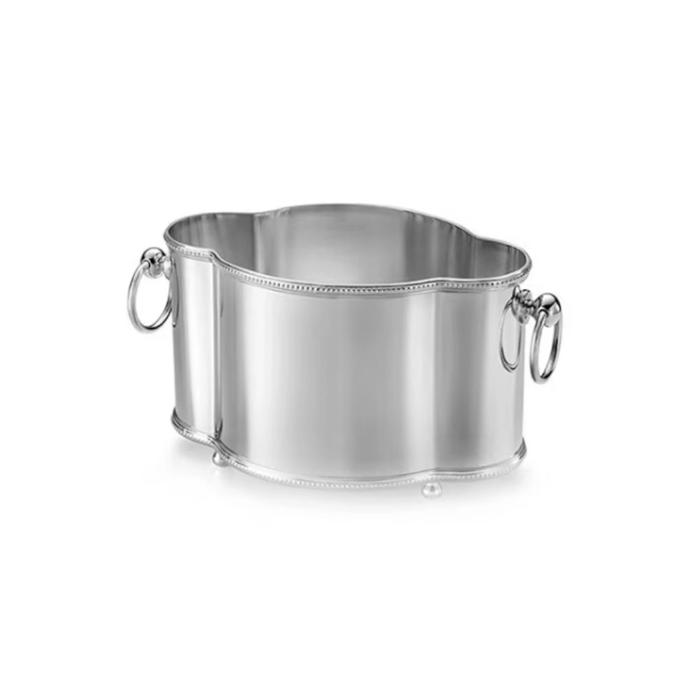 Balde Oval Com Recorte St. James Perola