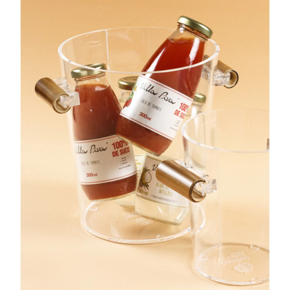 Balde Para Gelo Onom Bambu 20,4 X 18 Cm Balde Para Gelo Onom Bambu 20,4 X 18 Cm