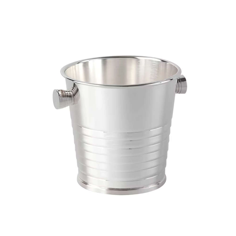 Balde Para Gelo Silverlux Stripe 15 X 15,5 Cm