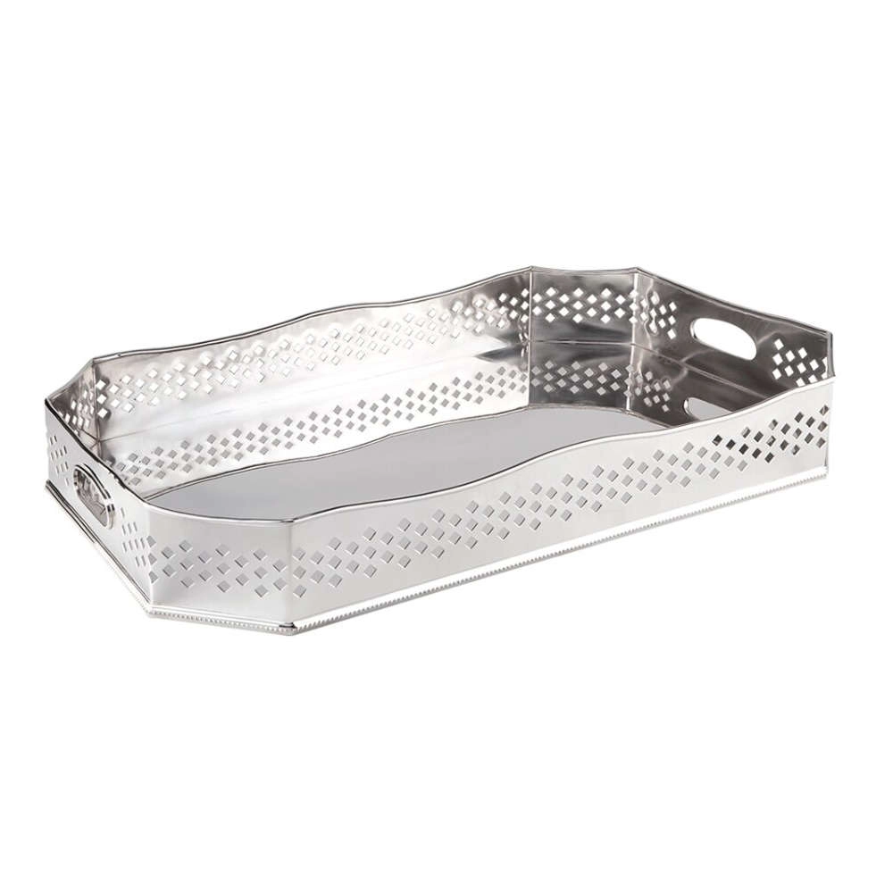 Bandeja Oitavada Silverlux Perola