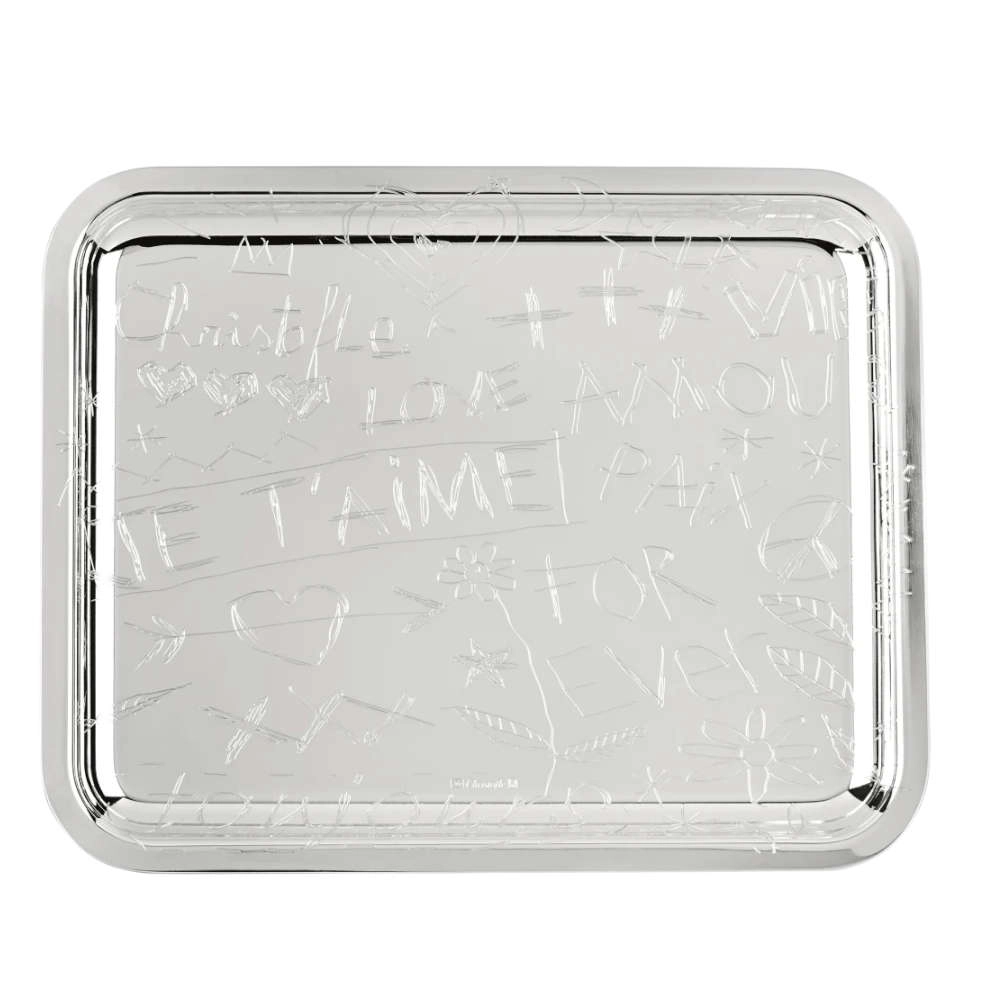 Bandeja Retangular Christofle Graffiti