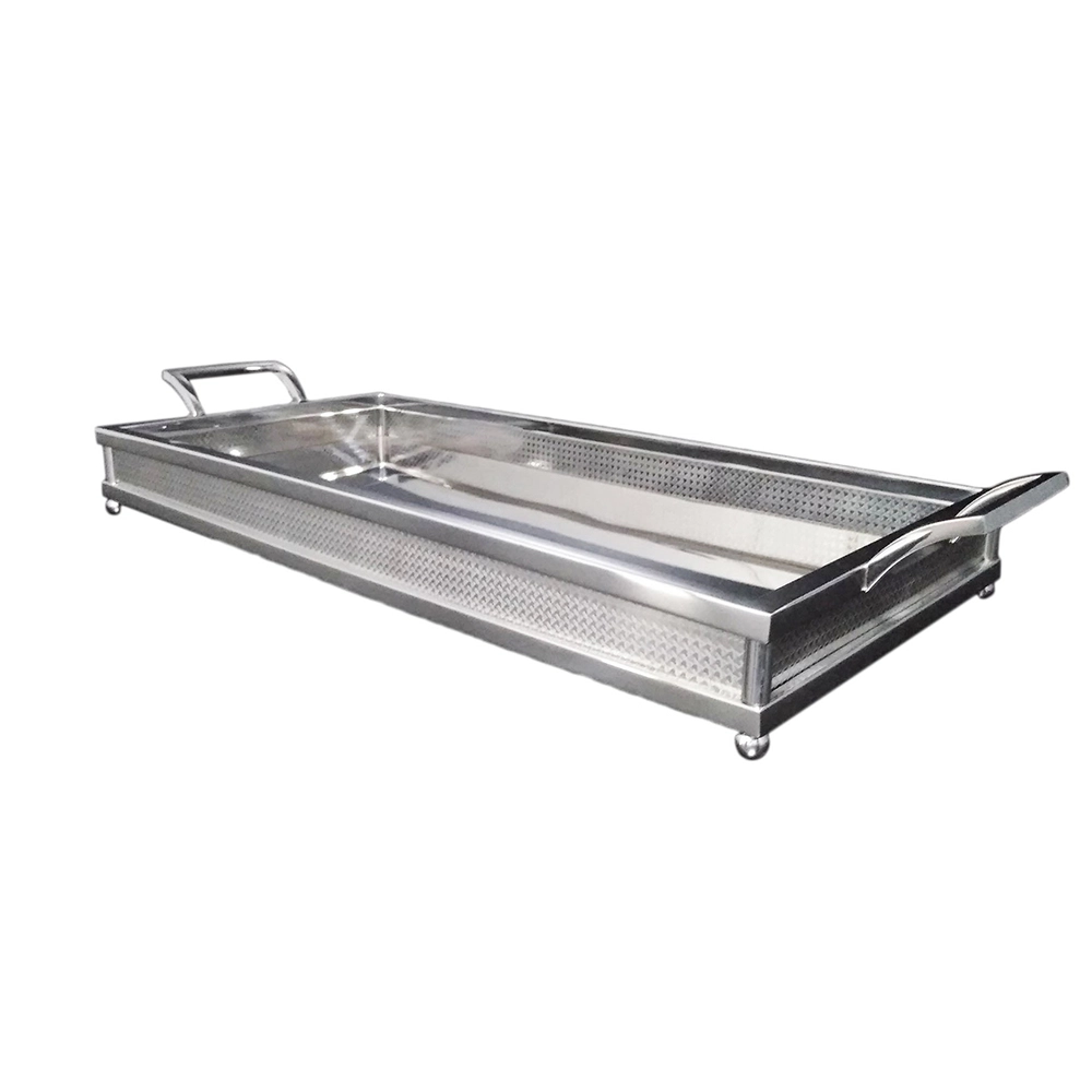 Bandeja Retangular Orfèvrerie Royale Beiras Texturizado Aço Inox 60 X 30 Cm Bandeja Retangular Orfèvrerie Royale Beiras Texturizado Aço Inox 60 X 30 Cm