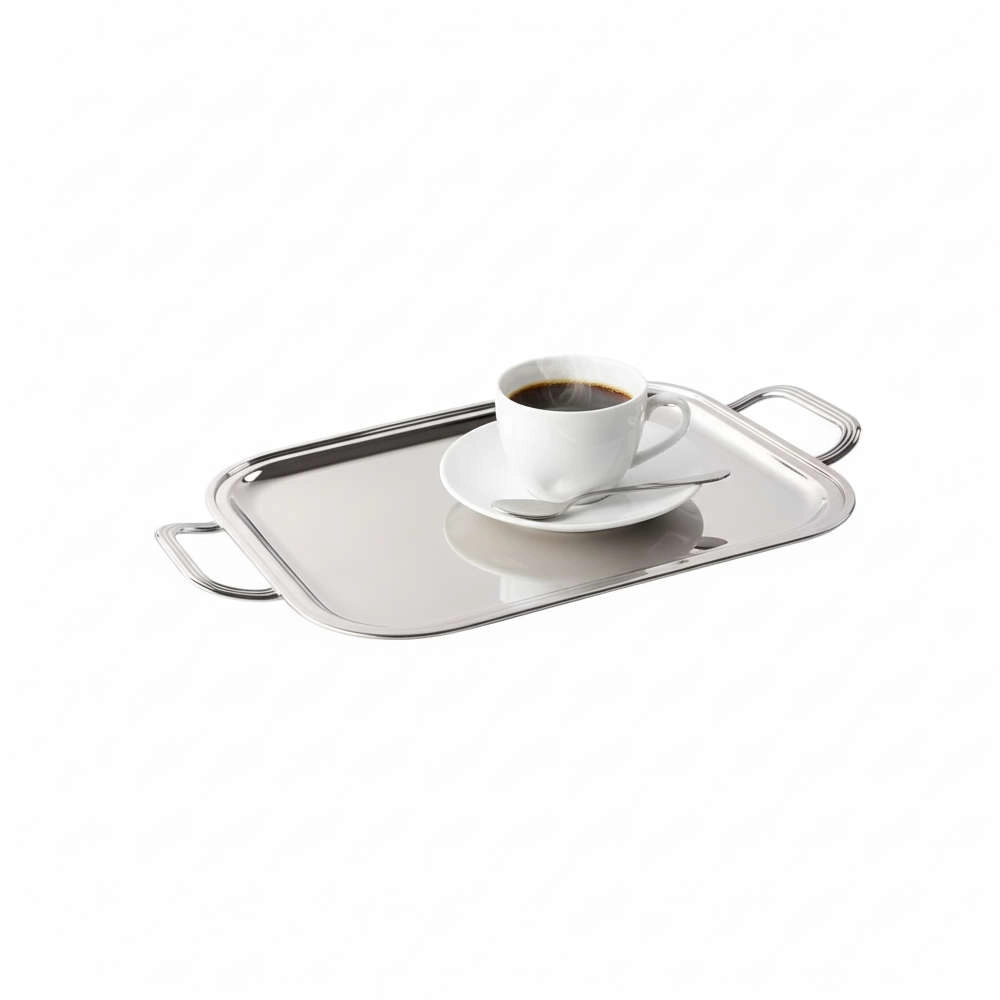 Bandeja Retangular Silverlux Liso Bandeja Retangular Silverlux Liso