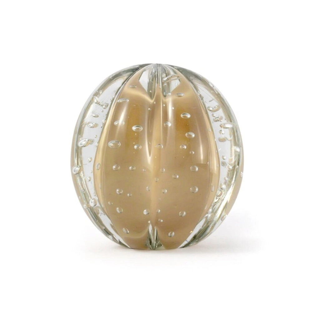 Bola Rigada Senna Cristais D´labone Champagne 12 Cm Bola Rigada Senna Cristais D´labone Champagne 12 Cm