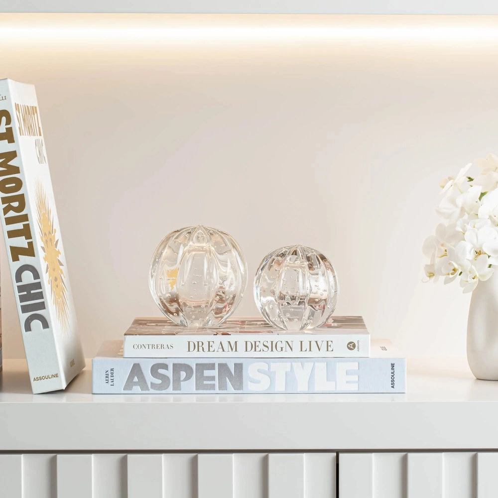 Bola Rigada Senna Cristais D´labone Transparente 12 Cm Bola Rigada Senna Cristais D´labone Transparente 12 Cm