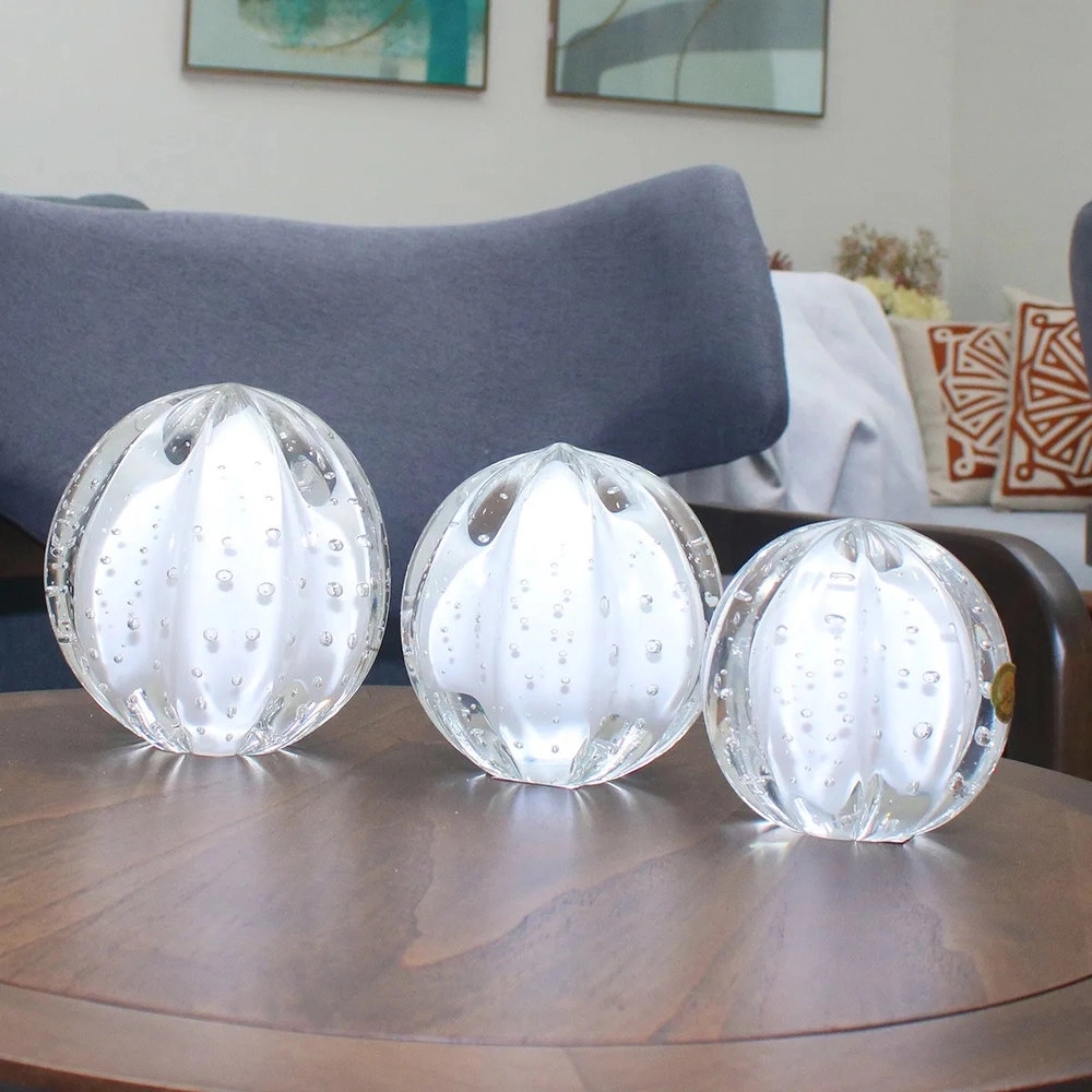 Bola Rigada Senna Cristais D´labone Transparente 8 Cm Bola Rigada Senna Cristais D´labone Transparente 8 Cm