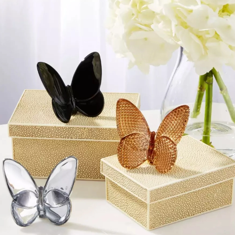 Borboleta Em Cristal Baccarat Dourado – Colecao Papillon Borboleta Em Cristal Baccarat Dourado – Colecao Papillon