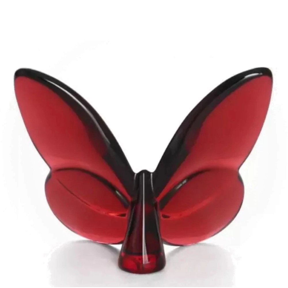 Borboleta Em Cristal Baccarat Rubi Colecao Papillon Borboleta Em Cristal Baccarat Rubi Colecao Papillon