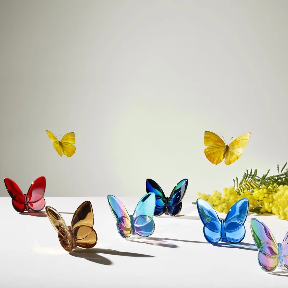 Borboleta Em Cristal Baccarat Turquesa Colecao Papillon Borboleta Em Cristal Baccarat Turquesa Colecao Papillon
