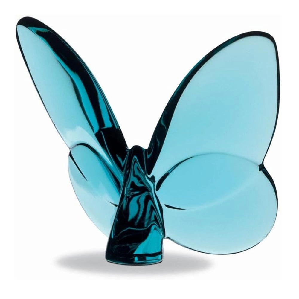 Borboleta Em Cristal Baccarat Turquesa Colecao Papillon Borboleta Em Cristal Baccarat Turquesa Colecao Papillon