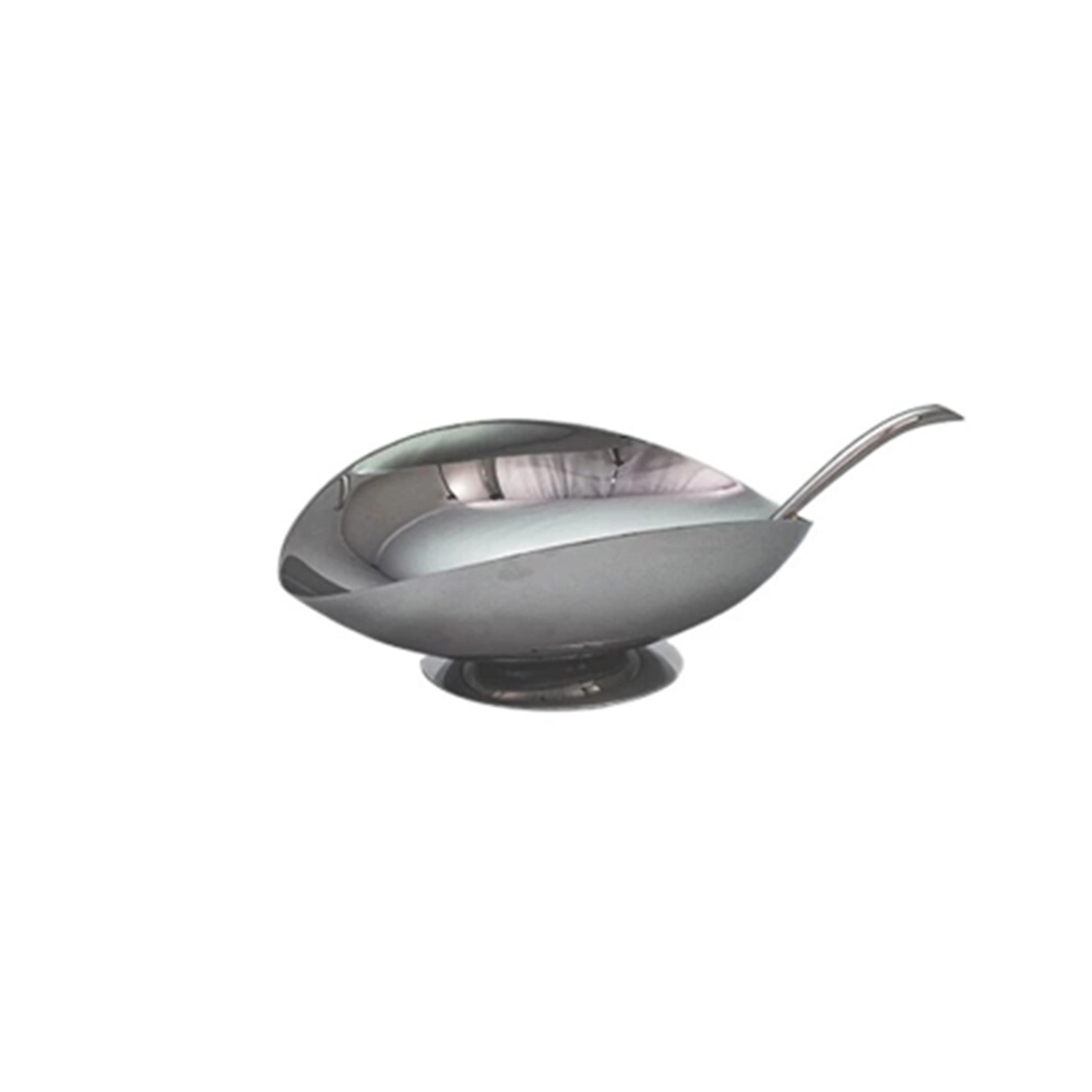 Bowl Folha Orfèvrerie Royale Aço Inox 9 X 12,5 Cm