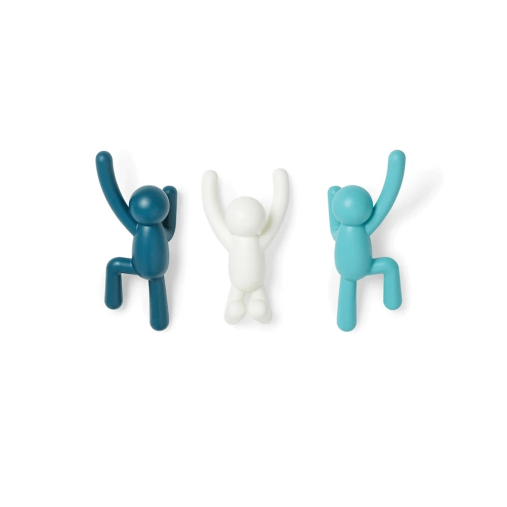 Cabide de Parede Umbra Buddy - 3 Peças Cabide de Parede Umbra Buddy - 3 Peças