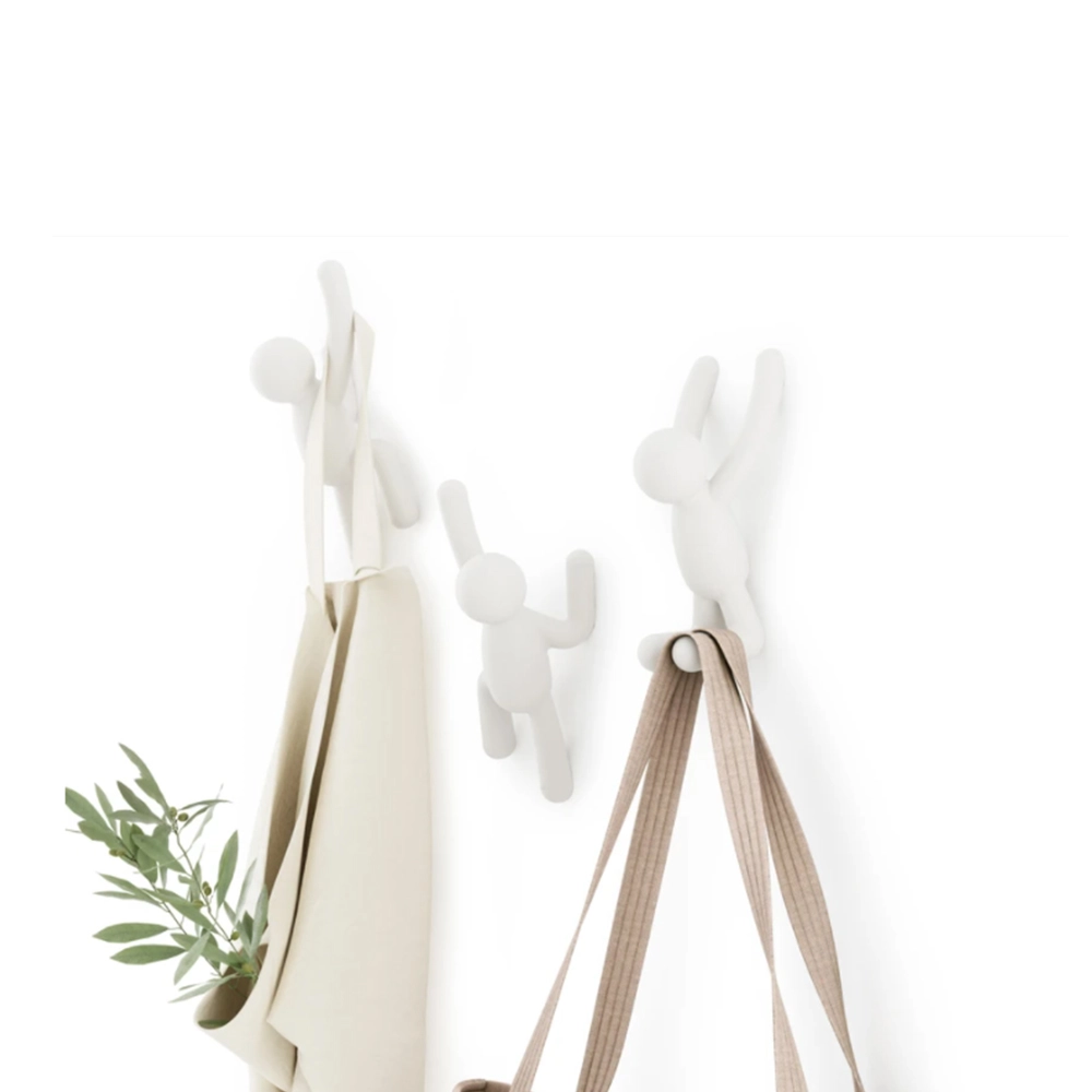 Cabide de Parede Umbra Buddy - 3 Peças Cabide de Parede Umbra Buddy - 3 Peças