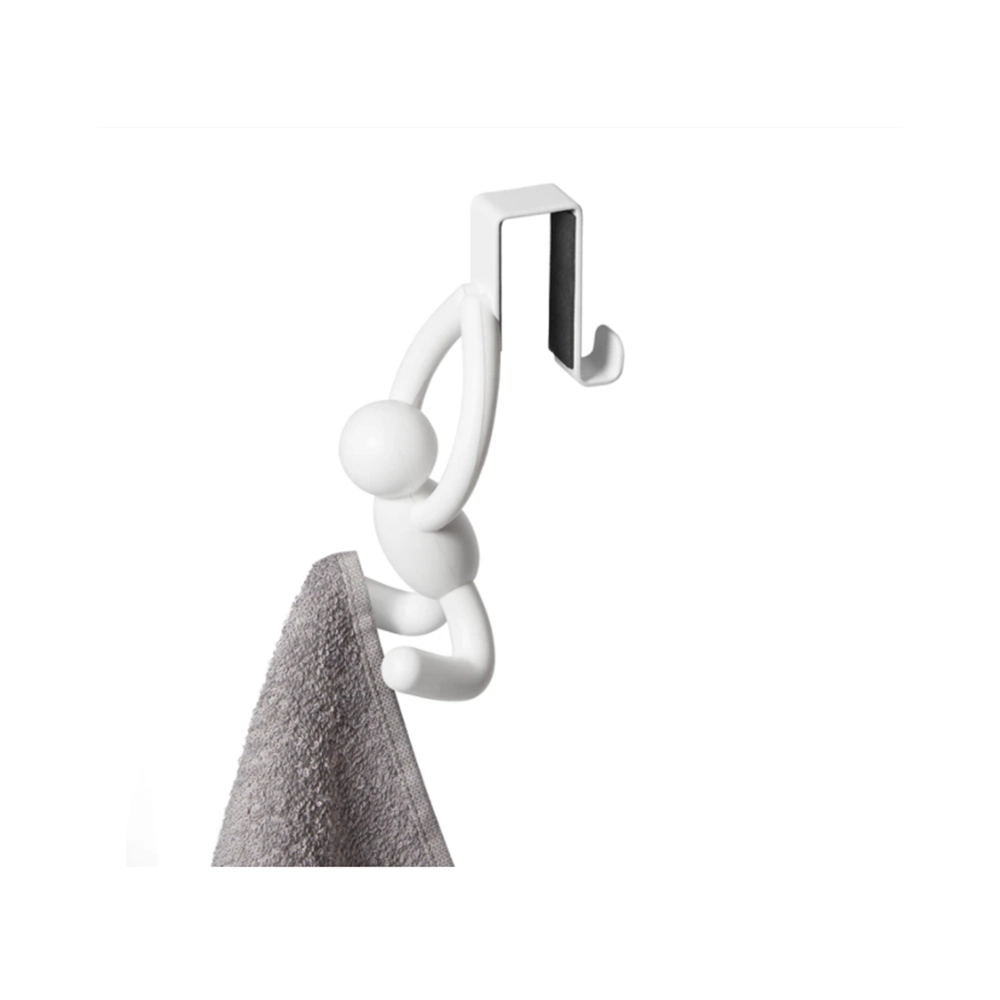 Cabide de Porta Umbra Buddy 13 Cm - 2 Peças Cabide de Porta Umbra Buddy 13 Cm - 2 Peças