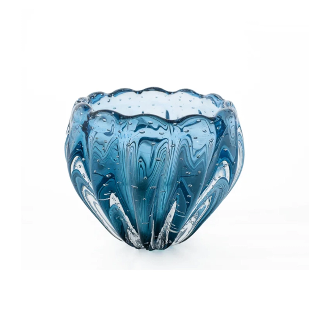 Cachepot Mulhouse Cristais D´labone Quartzo Rose 17 X 20 Cm