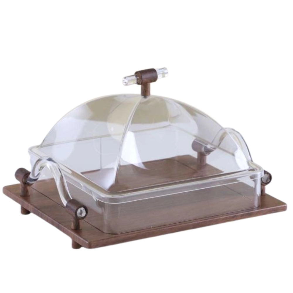 Caixa Decorativa Media Em Madeira e Acrilico - Simpli Caixa Decorativa Media Em Madeira e Acrilico - Simpli