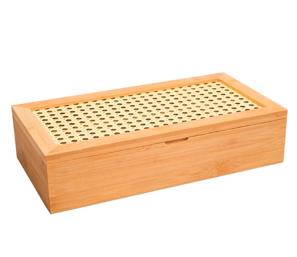 Caixa Decorativa Palha Indiana Oikos Bambu 8 Divisória Caixa Decorativa Palha Indiana Oikos Bambu 8 Divisória