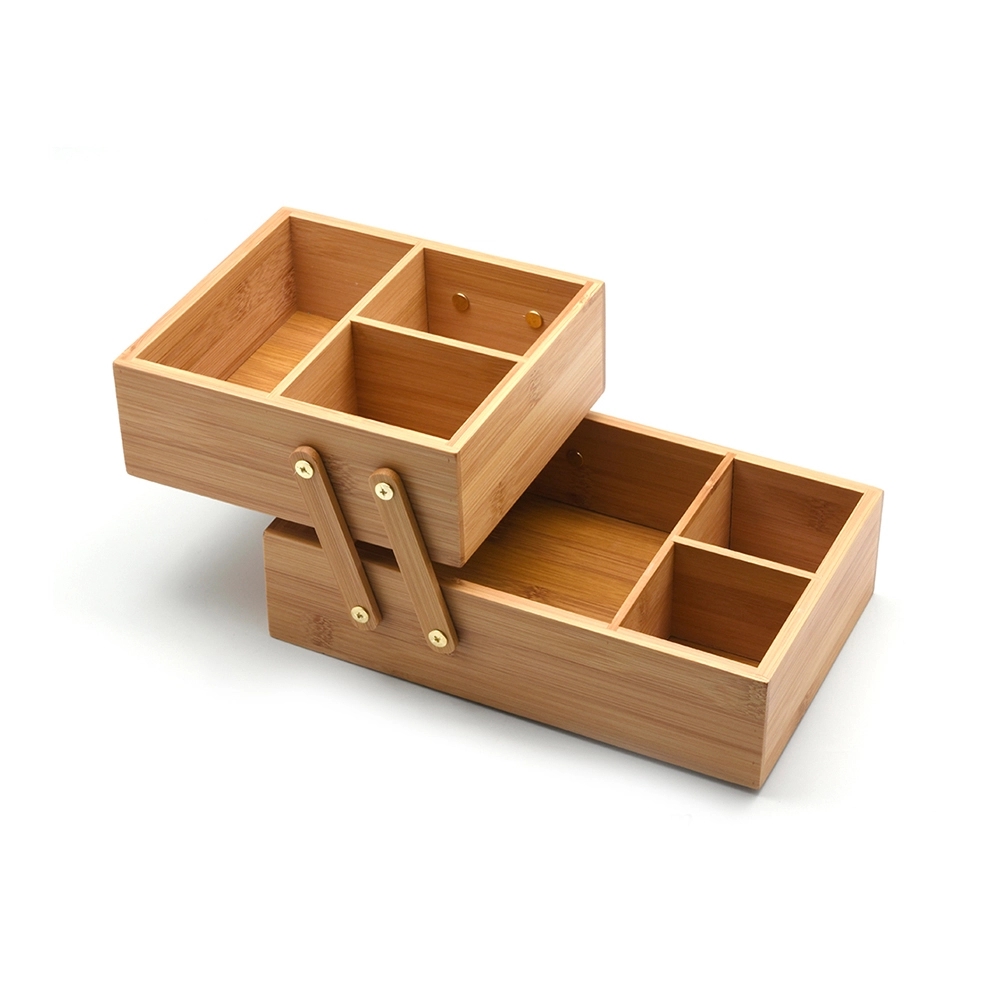 Caixa Organizadora 2 Andares Oikos Natural 26 X 13 X 16 Cm Caixa Organizadora 2 Andares Oikos Natural 26 X 13 X 16 Cm