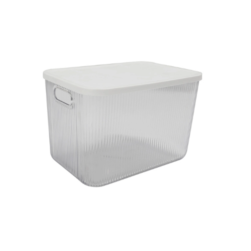 Caixa Organizadora Alta Com Tampa Canelada Oikos 18 Litros Caixa Organizadora Alta Com Tampa Canelada Oikos 18 Litros