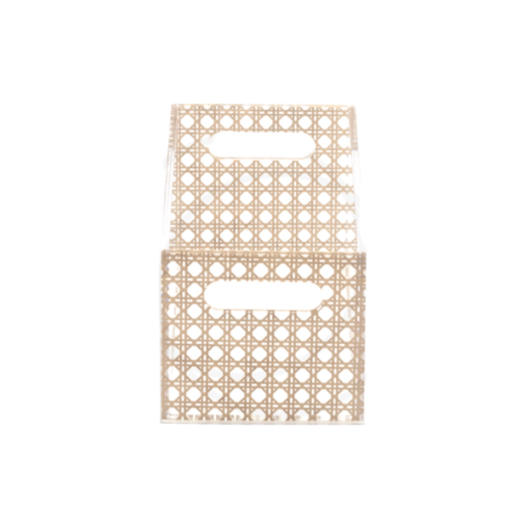 Caixa Organizadora Com Alça Onom Vienna 12 X 14 X 30 Cm Caixa Organizadora Com Alça Onom Vienna 12 X 14 X 30 Cm