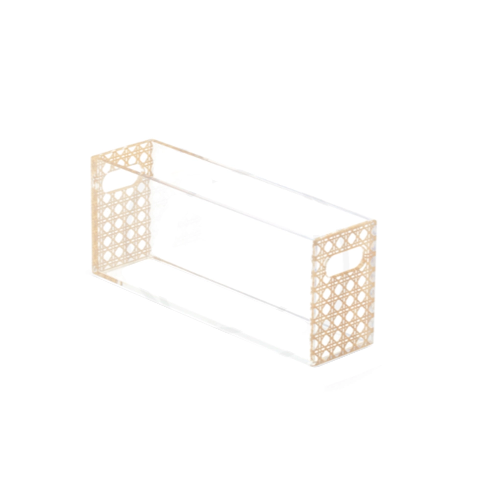 Caixa Organizadora Com Alça Onom Vienna 12 X 8 X 30 Cm Caixa Organizadora Com Alça Onom Vienna 12 X 8 X 30 Cm