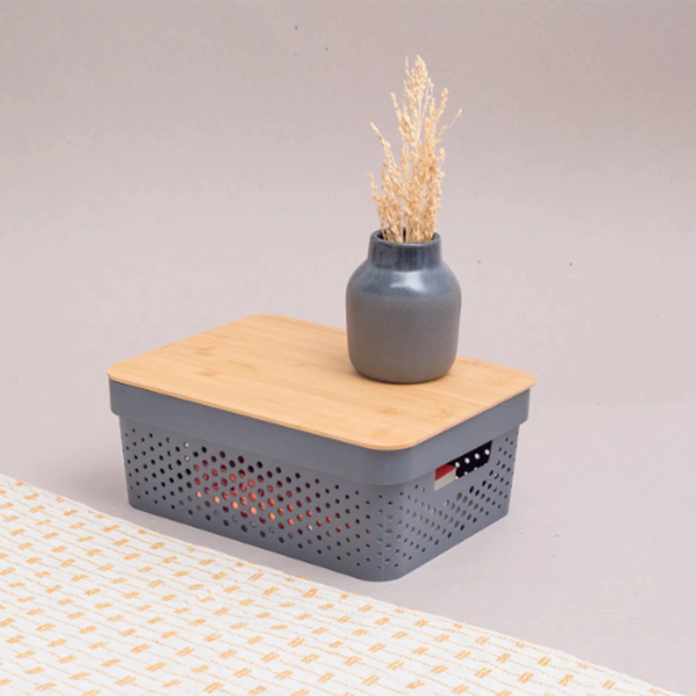 Caixa Organizadora Com Tampa Oikos Poá 10 Litros