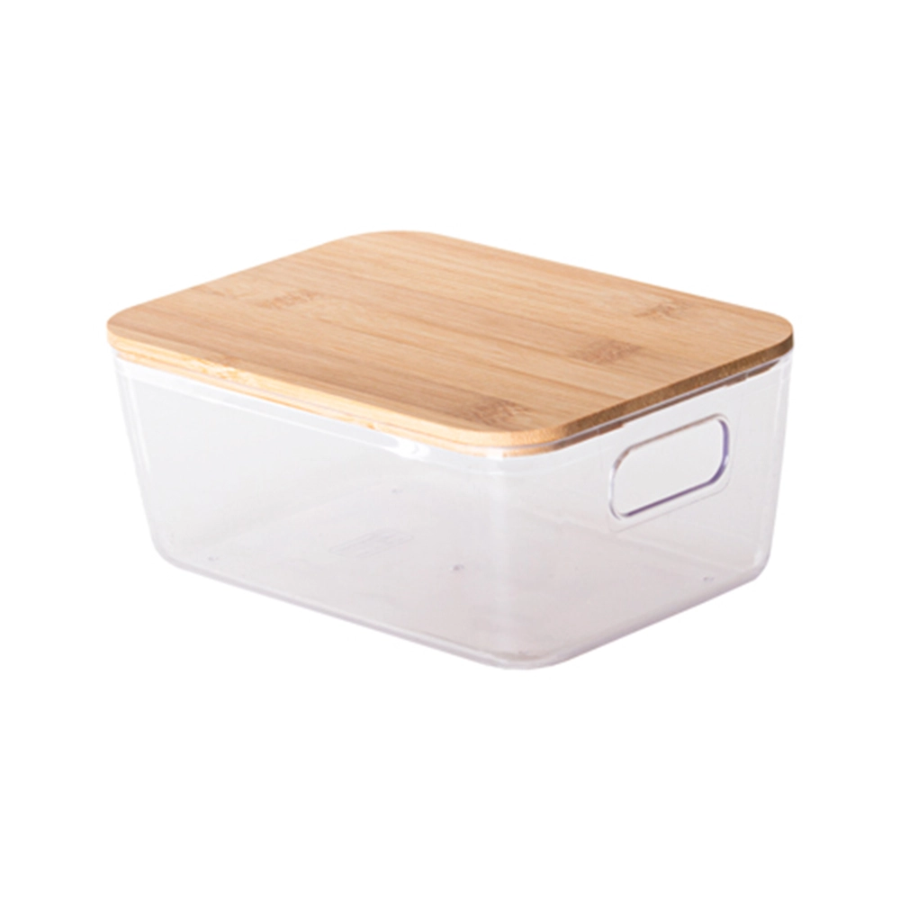 Caixa Organizadora Paramount Idealle Eco Com Tampa de Bambu 19 X 13 X 8 Cm Caixa Organizadora Paramount Idealle Eco Com Tampa de Bambu 19 X 13 X 8 Cm