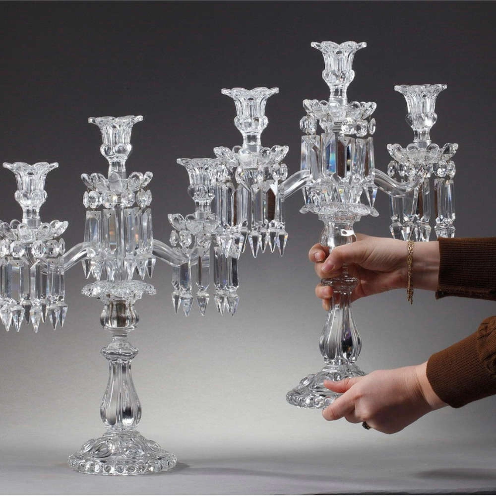 Candelabro Em Cristal Baccarat Medallion Candelabro Em Cristal Baccarat Medallion