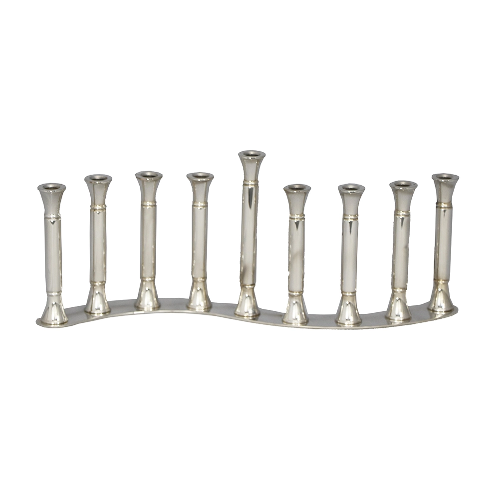 Candelabro Onda Hanoukia Orfèvrerie Royale Em Prata