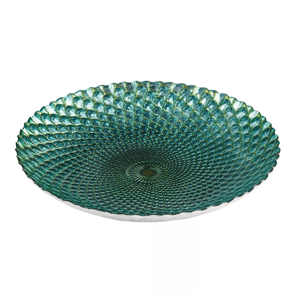 Centro de Mesa de Vidro Instambul 41cm X 6,5cm - Wolff Centro de Mesa de Vidro Instambul 41cm X 6,5cm - Wolff