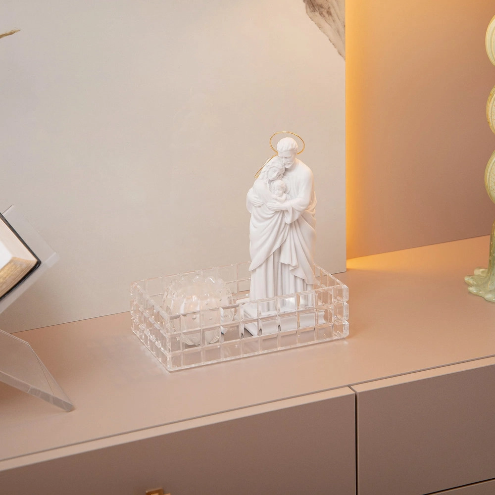 Centro de Mesa Liceu Cristais D´labone Quartzo Perola 9 X 6 Cm Centro de Mesa Liceu Cristais D´labone Quartzo Perola 9 X 6 Cm