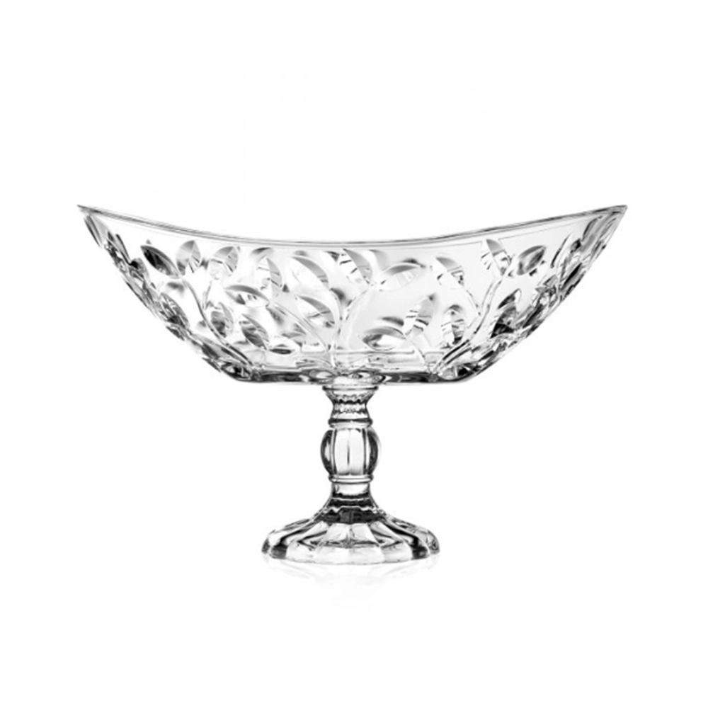 Centro de Mesa Oval Com Pe  Laurus