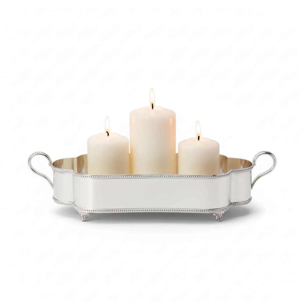 Centro de Mesa Oval Silverlux Centro de Mesa Oval Silverlux