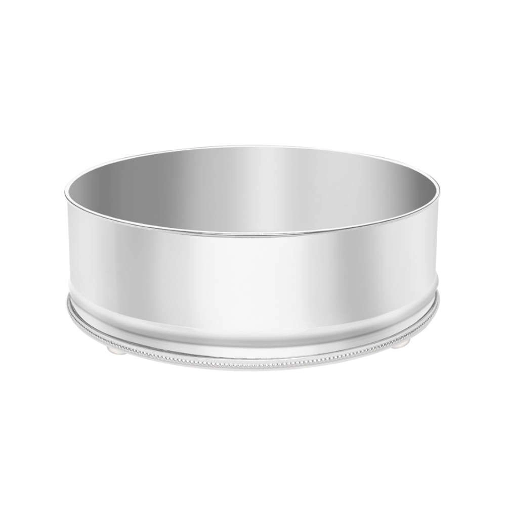 Centro de Mesa Redondo Silverlux Pérola 24 X 10,5 Cm Centro de Mesa Redondo Silverlux Pérola 24 X 10,5 Cm