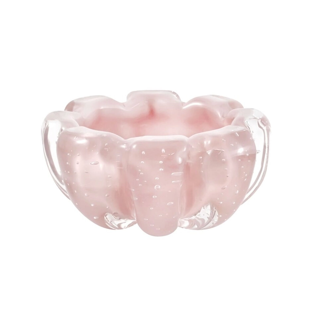 Centro de Mesa Zurique Cristais D´labone Jade Rosa 21 X 9 Cm Centro de Mesa Zurique Cristais D´labone Jade Rosa 21 X 9 Cm