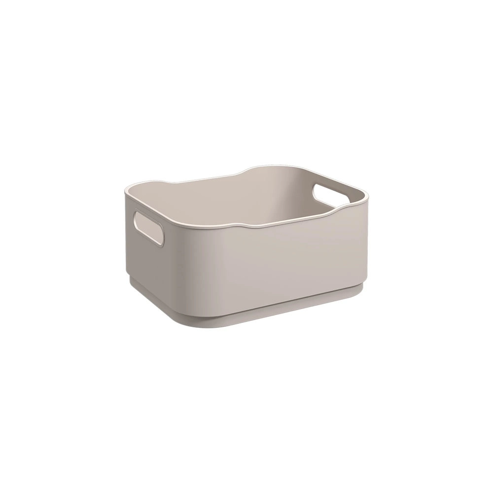 Cesta Fit Pequena Warm Gray 18,5 X 15 X 8 Cm Cesta Fit Pequena Warm Gray 18,5 X 15 X 8 Cm