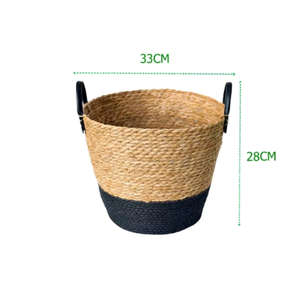 Cesto de Fibra Natural Com Alça Paramount 28 X 33 Cm Cesto de Fibra Natural Com Alça Paramount 28 X 33 Cm