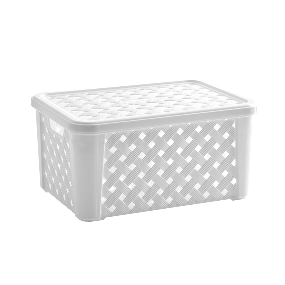 Cesto Organizador Com Tampa Paramount Rattan 21 X 51 X 35 Cm Cesto Organizador Com Tampa Paramount Rattan 21 X 51 X 35 Cm