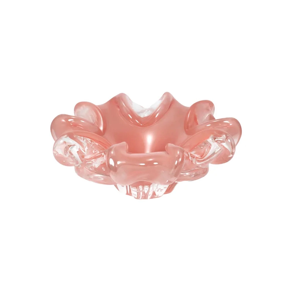 Cinzeiro Cristais D´labone Gandesh Quartzo Rose 22 X 8 Cm
