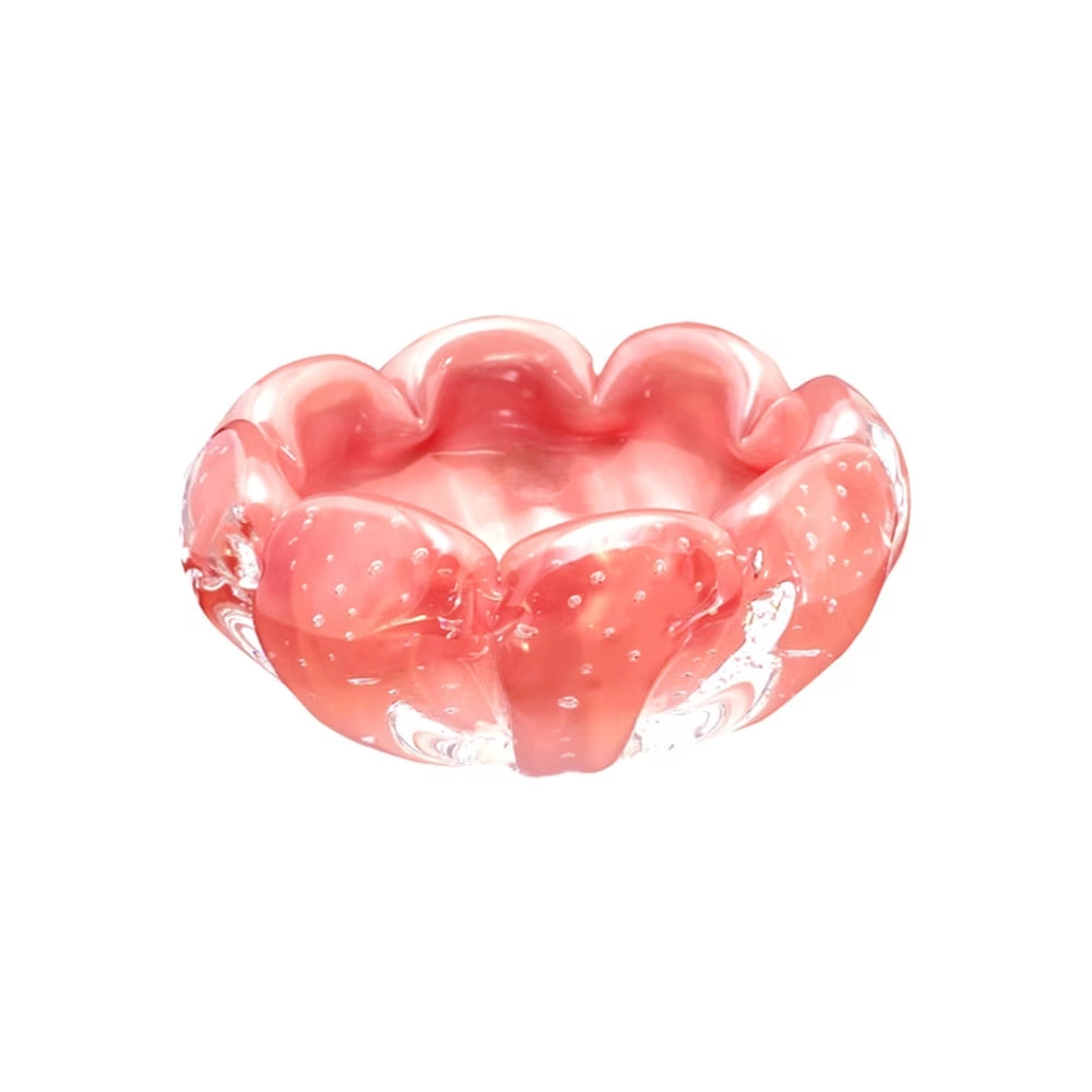 Cinzeiro Rennes Cristais D´labone Quartzo Rose 18 X 9 Cm