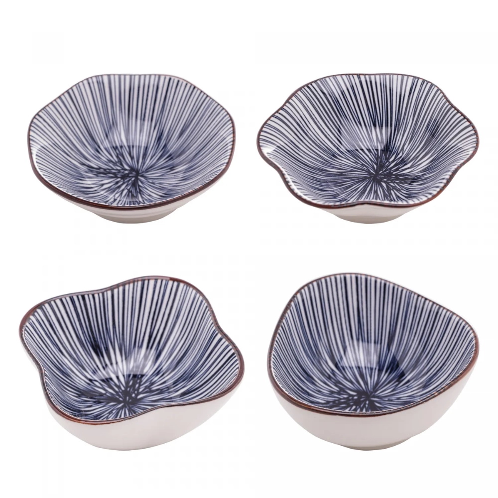 Cj 4 Bowls Mixed Porcelana Koji 10,5cm Cj 4 Bowls Mixed Porcelana Koji 10,5cm