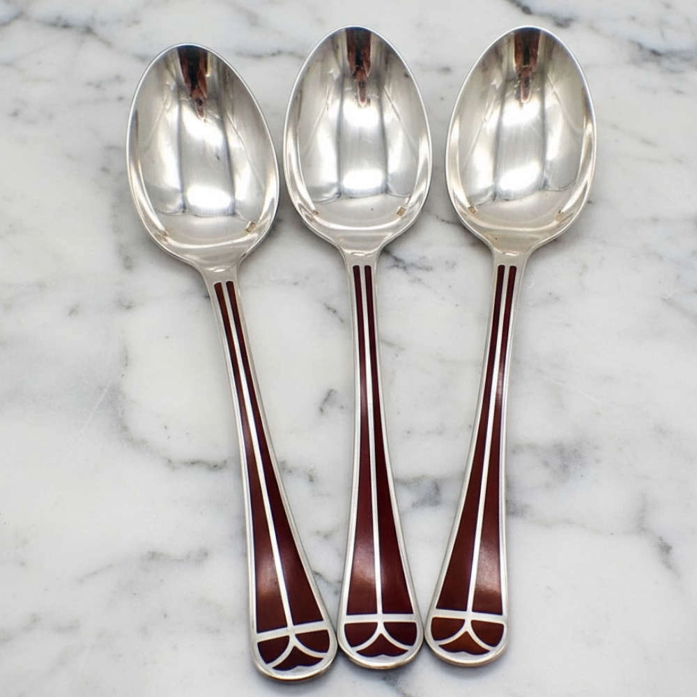 Colher de Cha Christofle Talisma Cor Coral